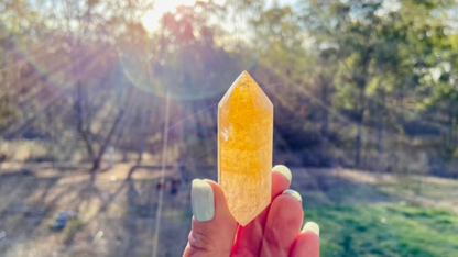 Citrine Double Terminated Wand