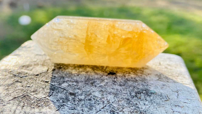 Citrine Double Terminated Wand