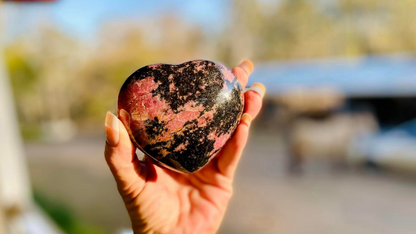 Rhodonite Heart