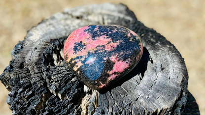 Rhodonite Heart