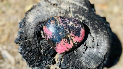 Rhodonite Heart