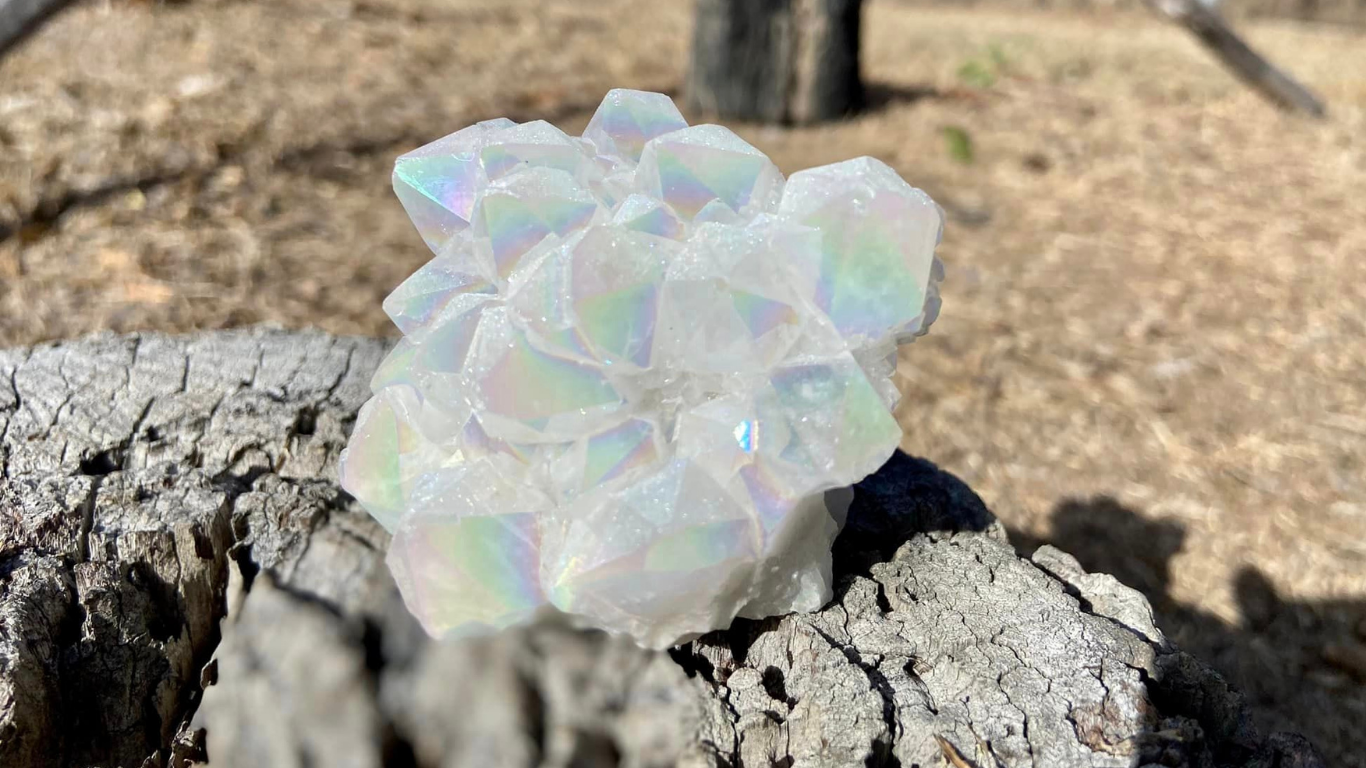 Aura Quartz Cluster