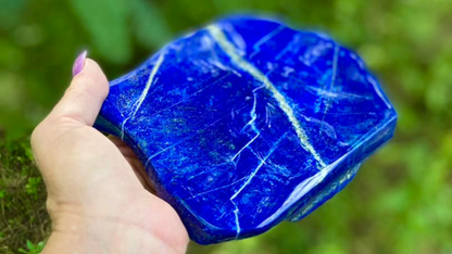 Insane Grade Lapis Lazuli Freeform with Pyrite Inclusions | 1173g | Inner Truth, Protection & Third Eye Activation