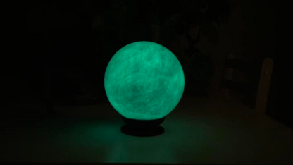 Gigantic Phosphorescent Fluorite Sphere | 6.9kg AAA Collector Crystal | Xianghuapu Mine, Hunan, China | Manifestation