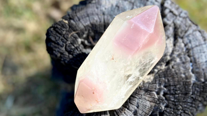Pink Lithium Quartz Double Terminated AAA+++ Grade