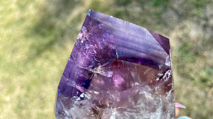 Dragon Tooth Amethyst and Ametrine Quartz Phantom Natural Point