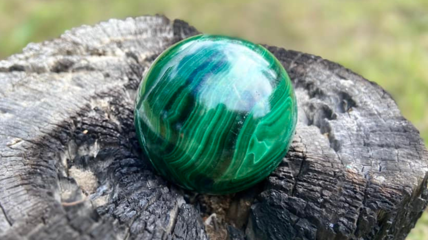 Malachite Polished Freeform Sphere