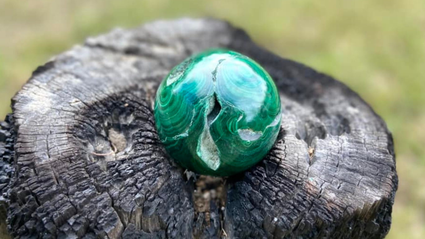 Malachite Polished Freeform Sphere