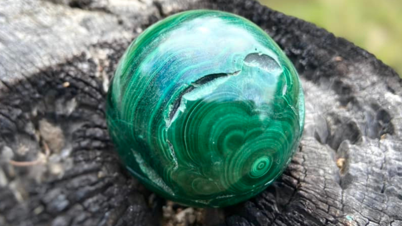 Malachite Polished Freeform Sphere