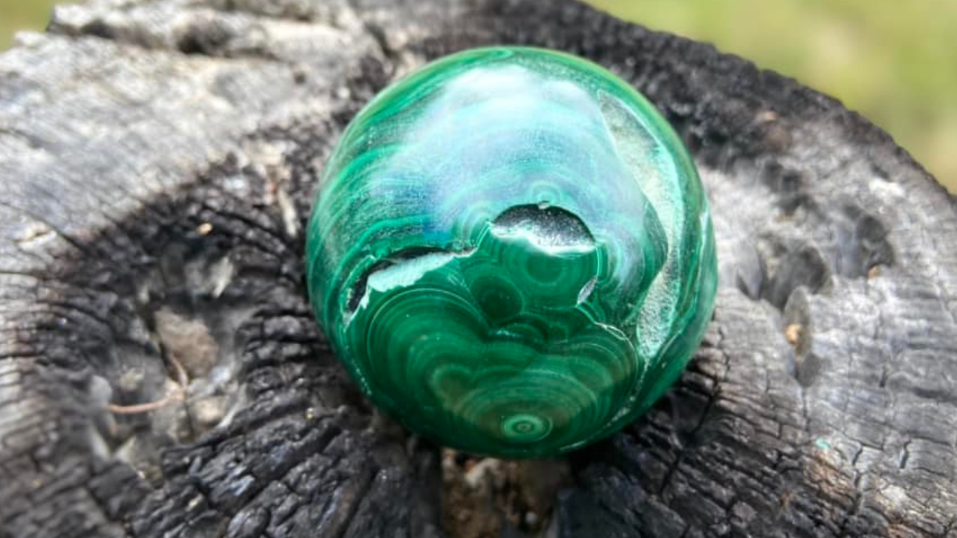 Malachite Polished Freeform Sphere