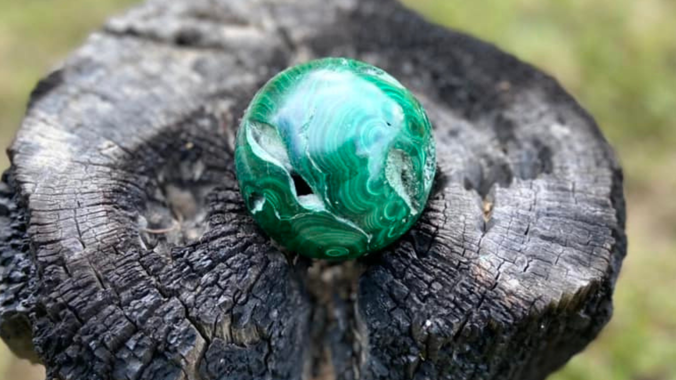 Malachite Polished Freeform Sphere