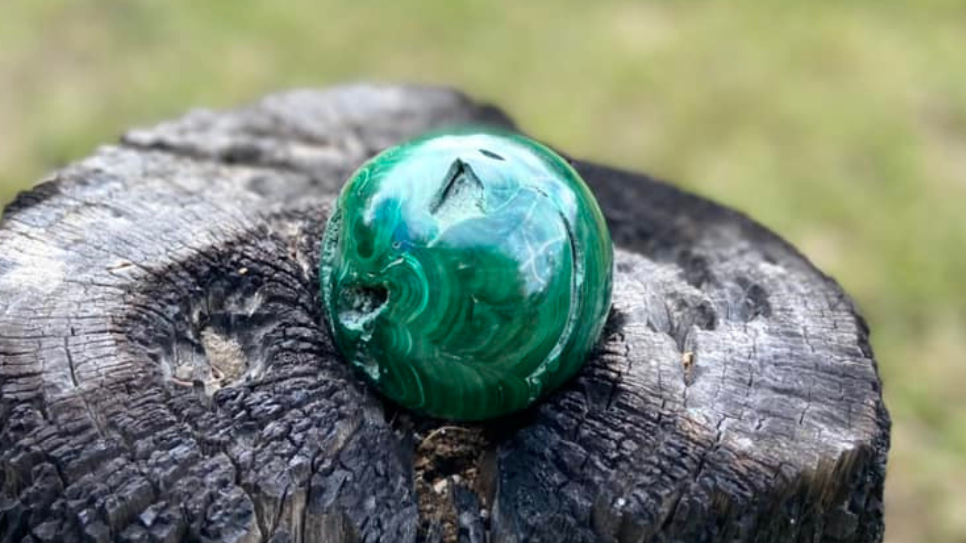 Malachite Polished Freeform Sphere