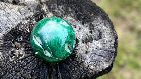 Malachite Polished Freeform Sphere