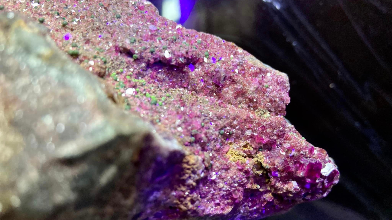 Ruby Purple Cobaltoan Dolomite Druzy Cluster Gem Quality