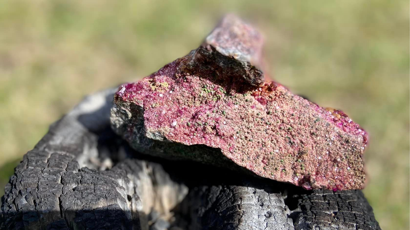 Ruby Purple Cobaltoan Dolomite Druzy Cluster Gem Quality