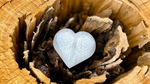 Selenite Heart with wings