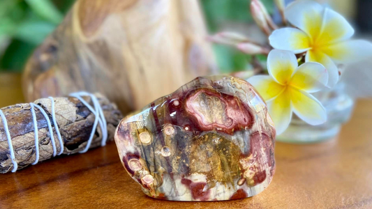 Polychrome Jasper Sculpture