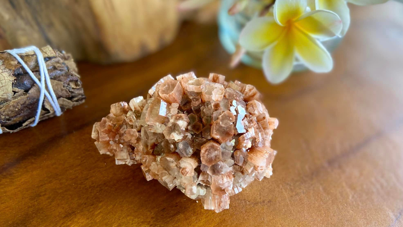 Aragonite Sputnik Cluster