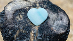 Blue Aragonite Heart