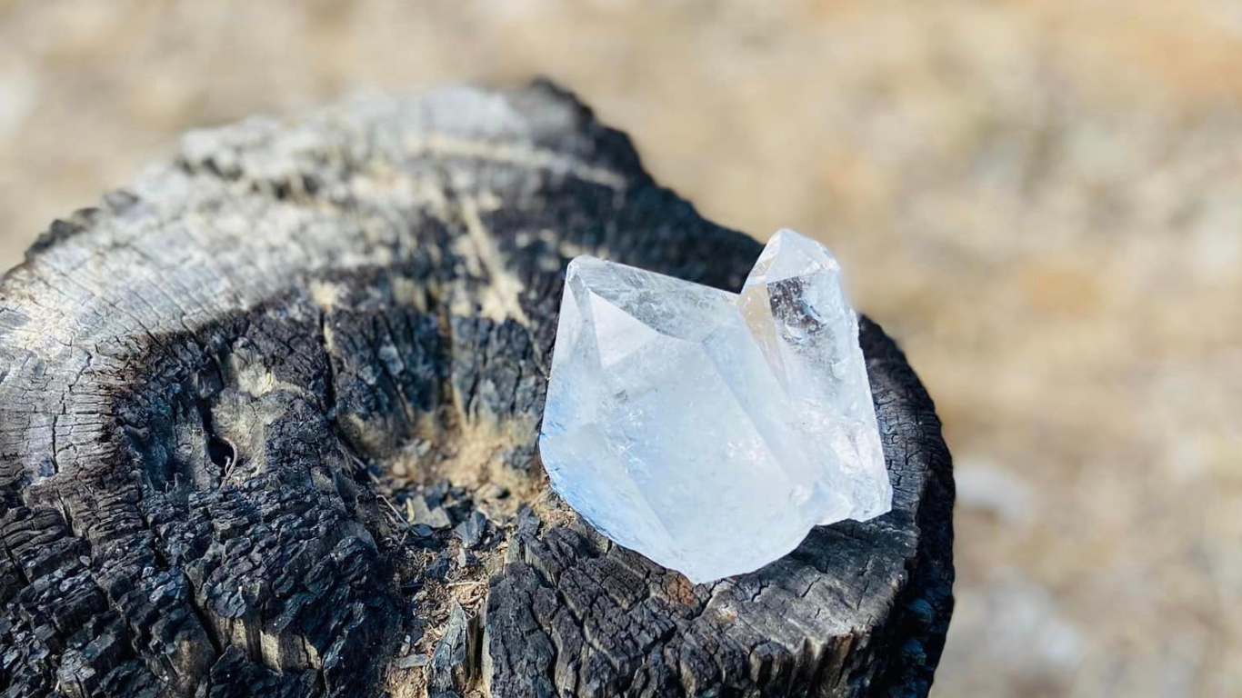 Lemurian Seed Quartz Twin Cluster