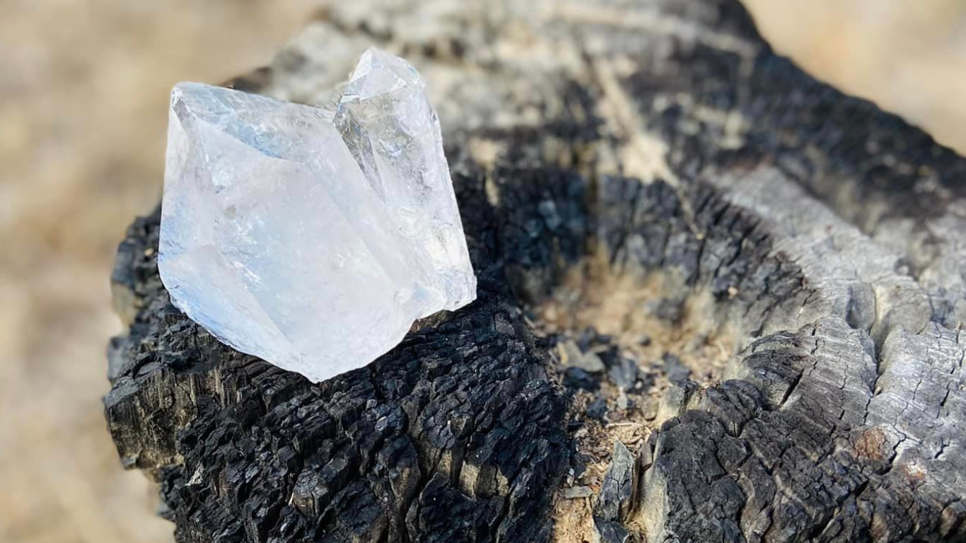 Lemurian Seed Quartz Twin Cluster