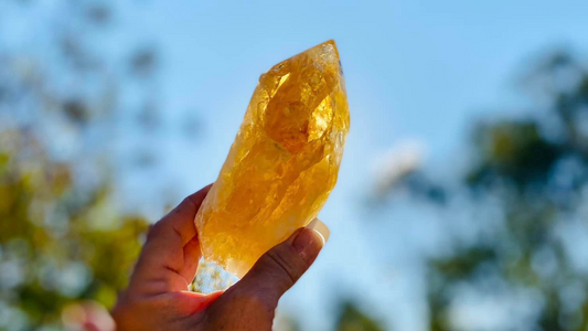 Citrine Quartz Natural Point