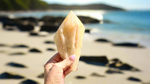 Dragon Tooth Citrine Quartz Natural Point