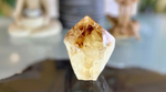 Citrine Cut Base Polished Point Generator