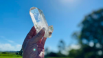 Epidote Lemurian Seed Tantric Twin Record Keeper Quartz Natural Point