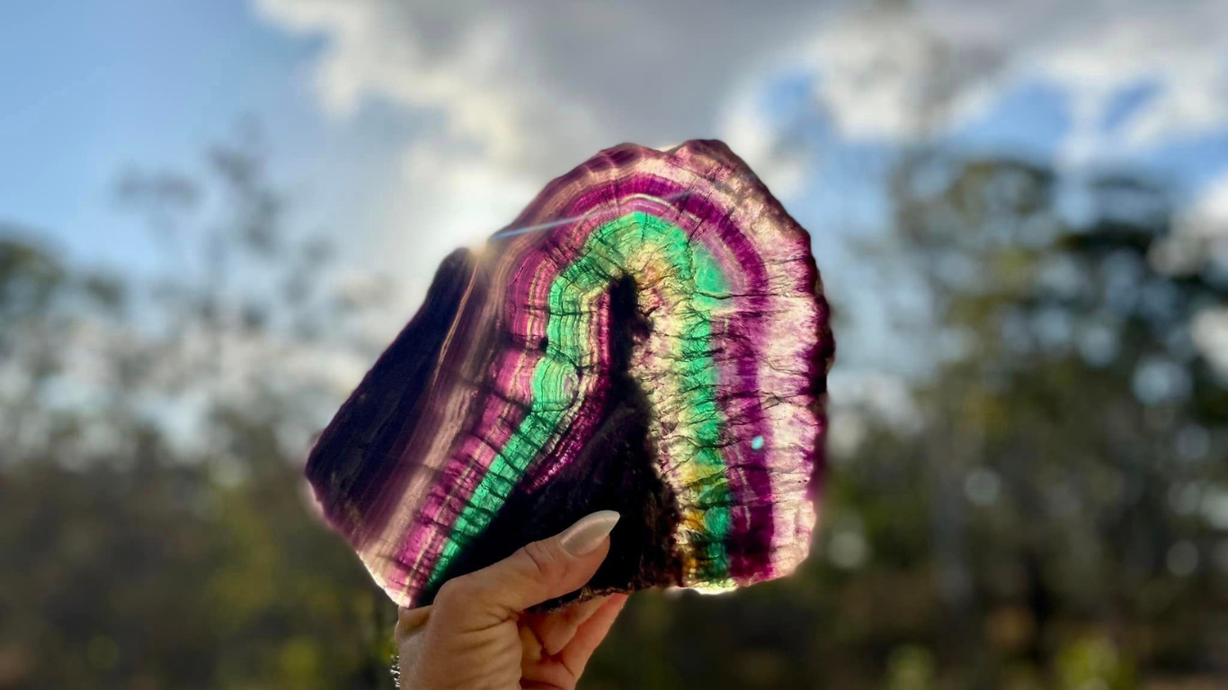 Fluorite Slab