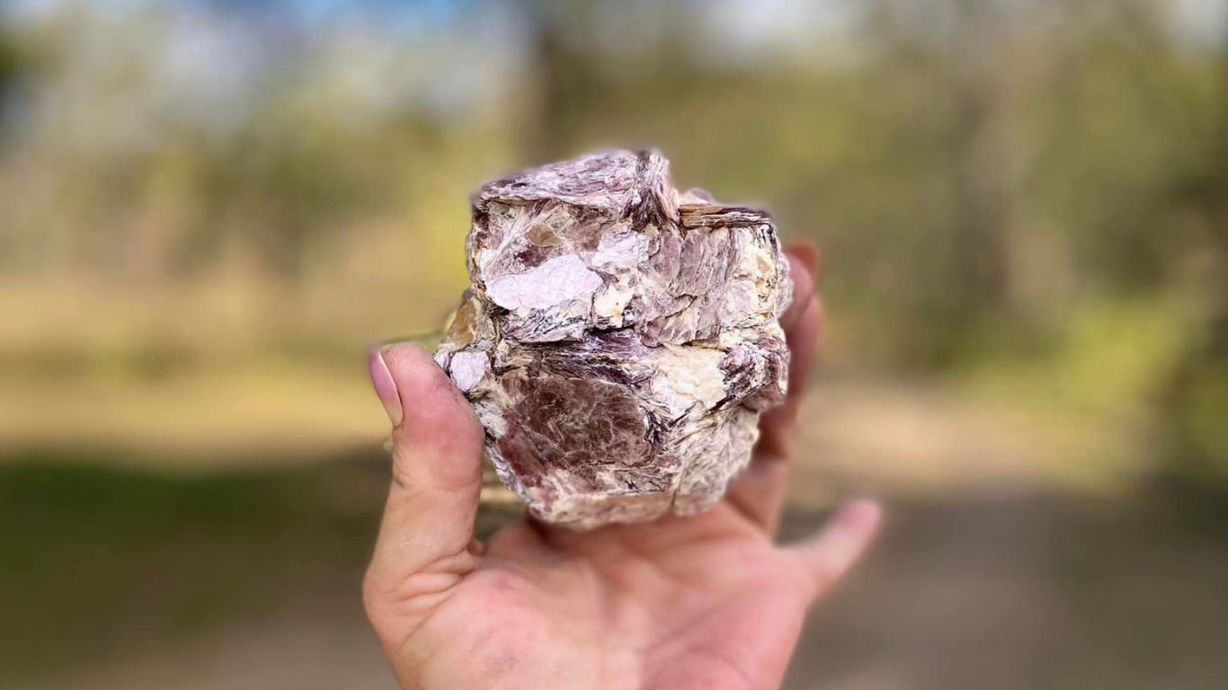 Lepidolite Rough