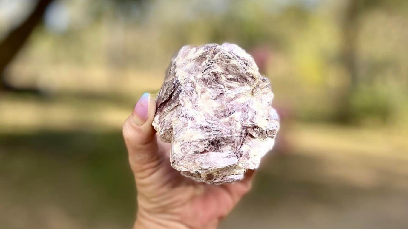 Lepidolite Rough