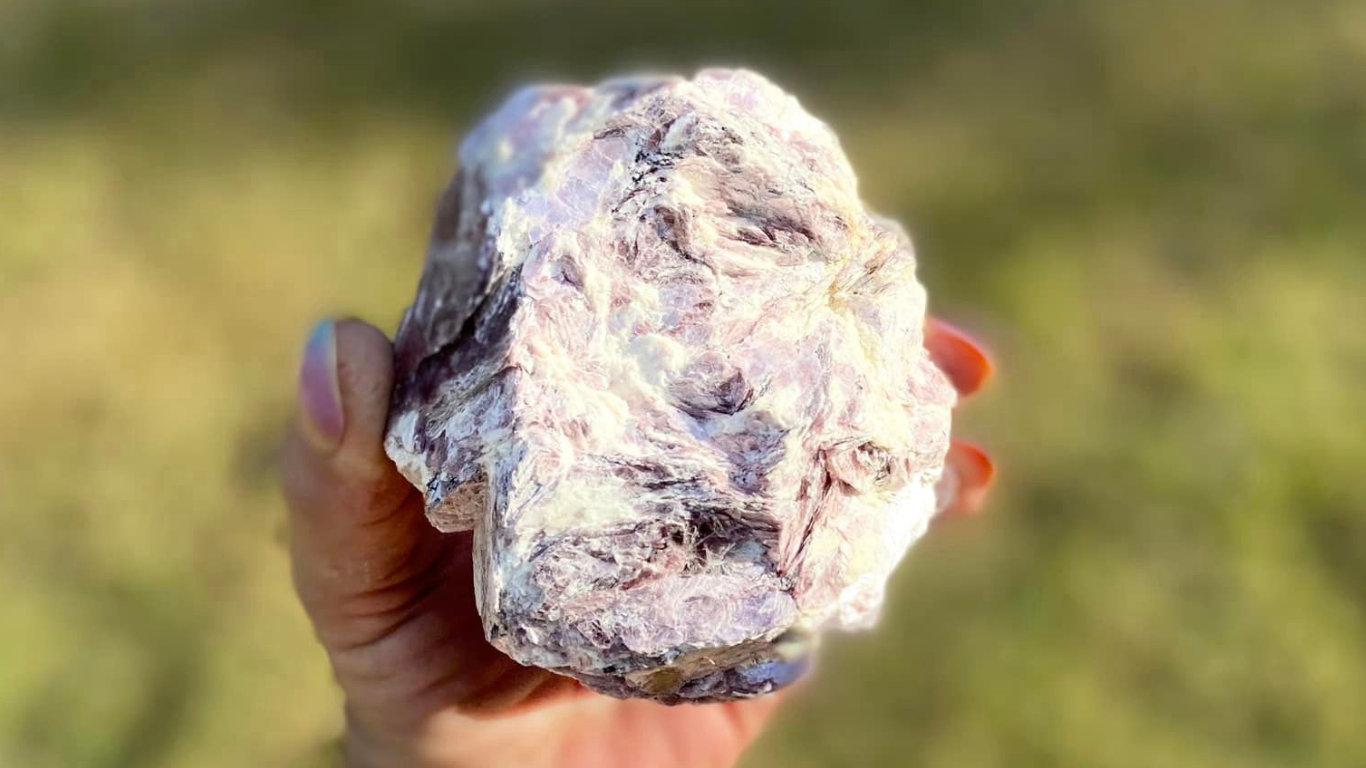 Lepidolite Rough