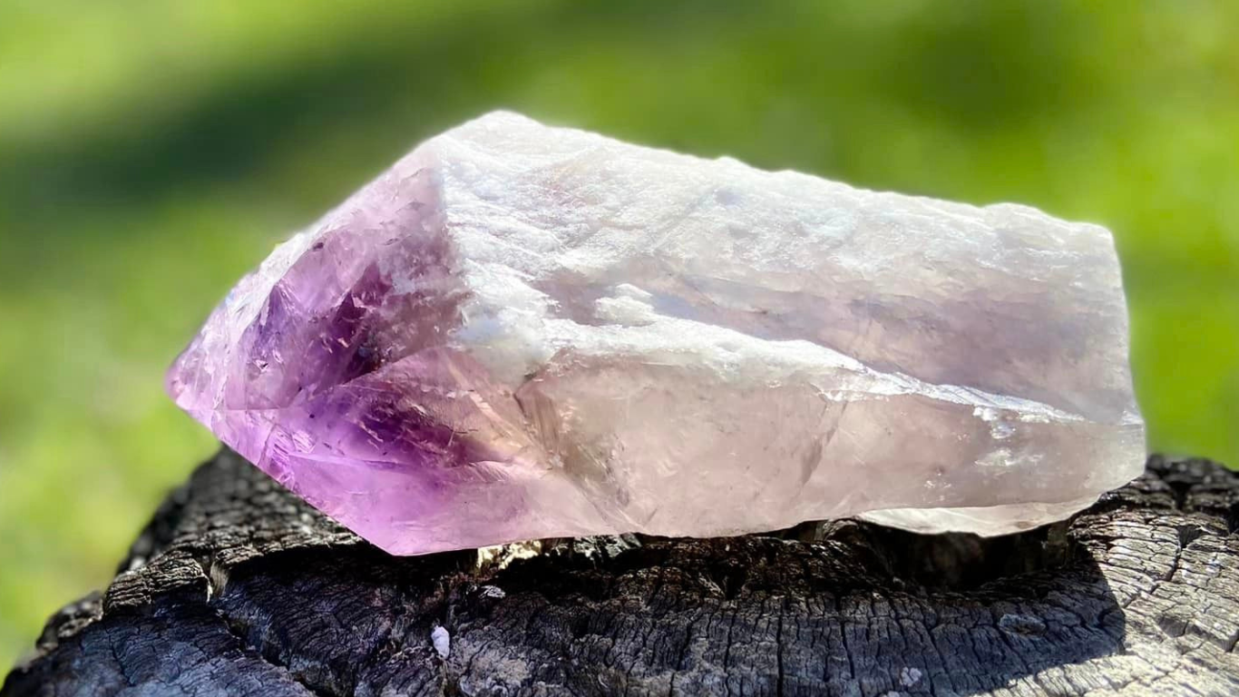 Dragon Tooth Amethyst and Ametrine Quartz Phantom Natural Point