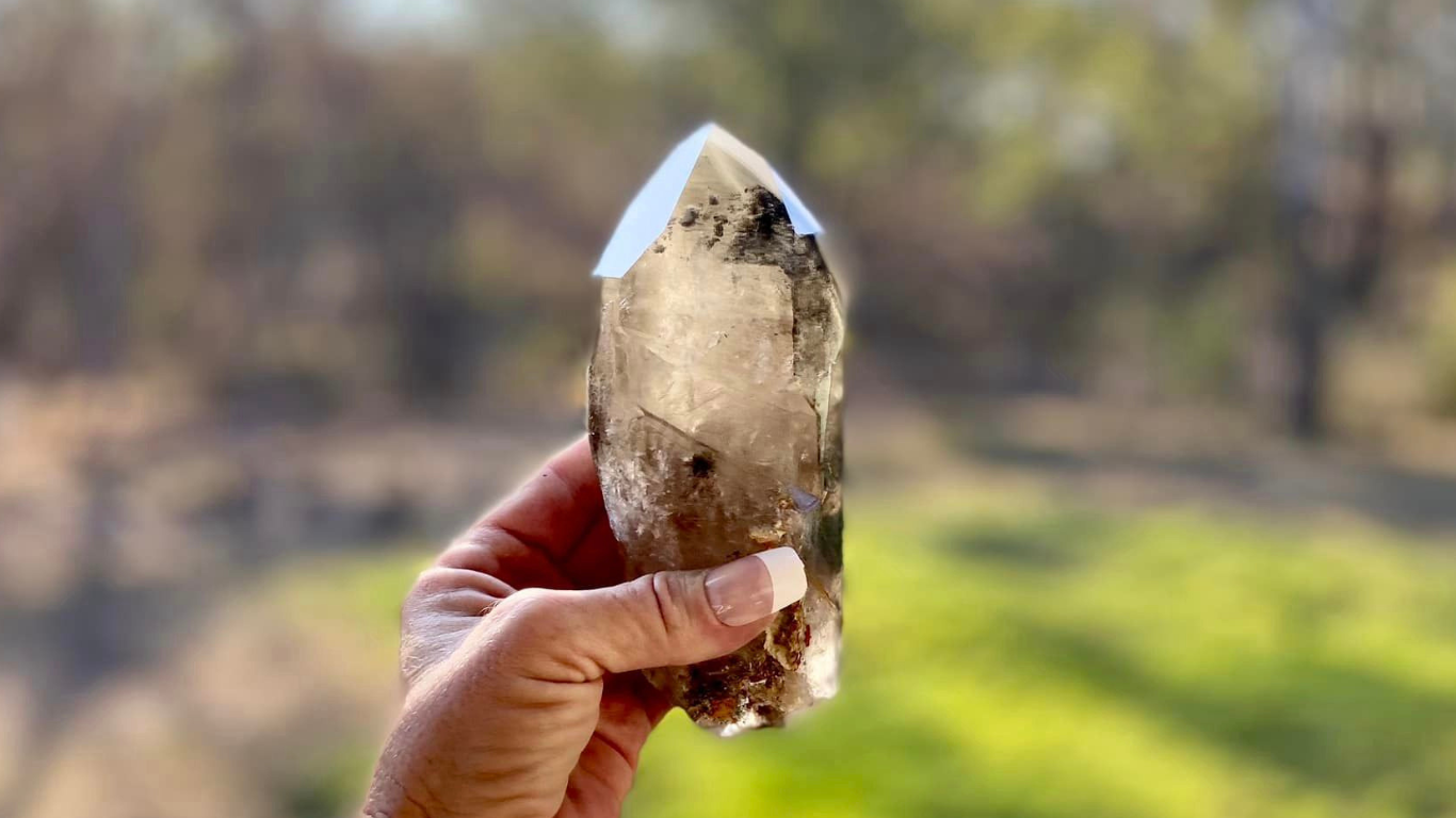 Smokyy Quartz Phantom Lemurian Master Record Keeper