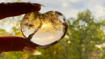 Smokey Quartz Puffy Heart