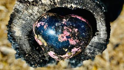 Rhodonite Heart