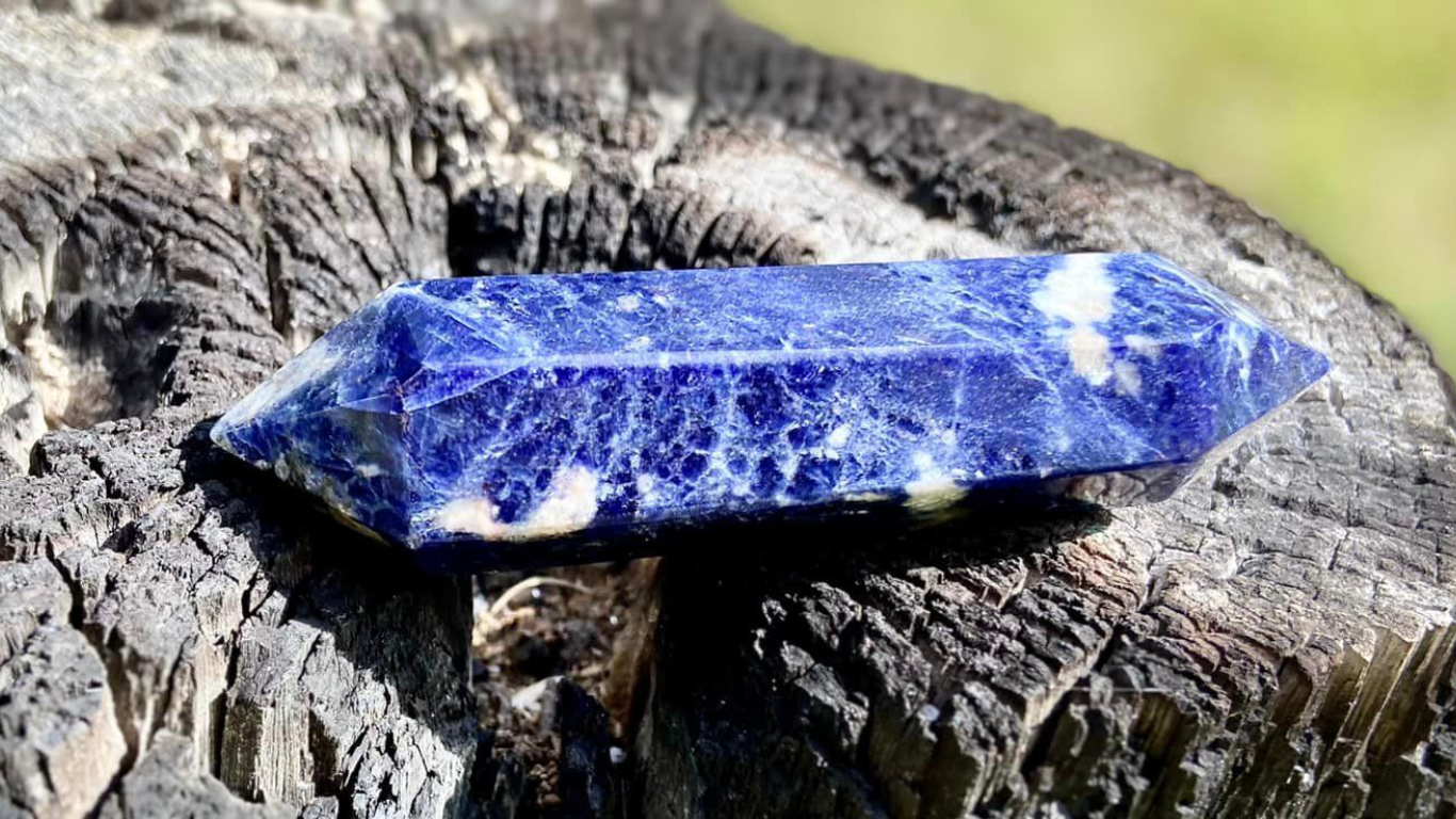 Sodalite Double Terminated Wand