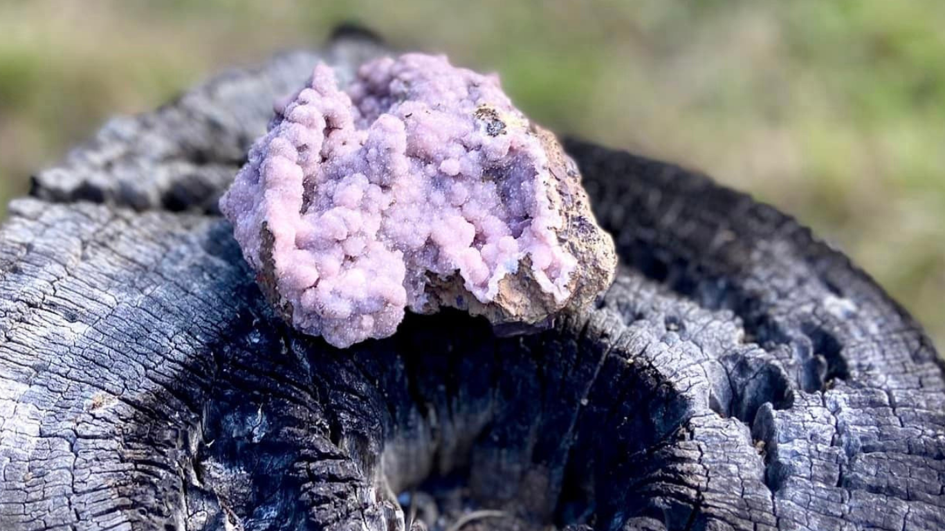 Rhodochrisite Cluster on Matrix