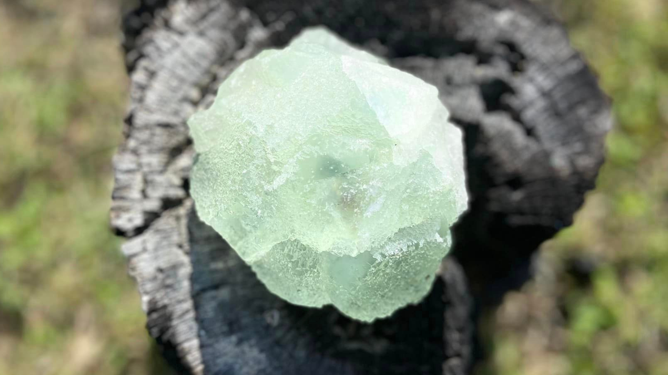 Green Sugar Fluorite AAA+++ Grade