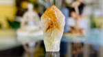 Citrine Cut Base Polished Point Generator