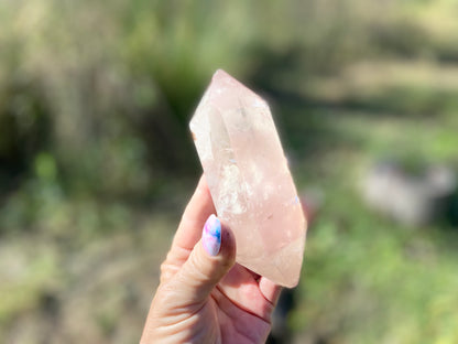 Pink Lithium Quartz Double Terminated AAA+++ Grade