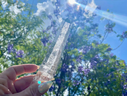 Elite Lemurian Seed Quartz Crystal | Ancient Wisdom | Record Keepers |Phantasmagoric Rainbow |120 Grams