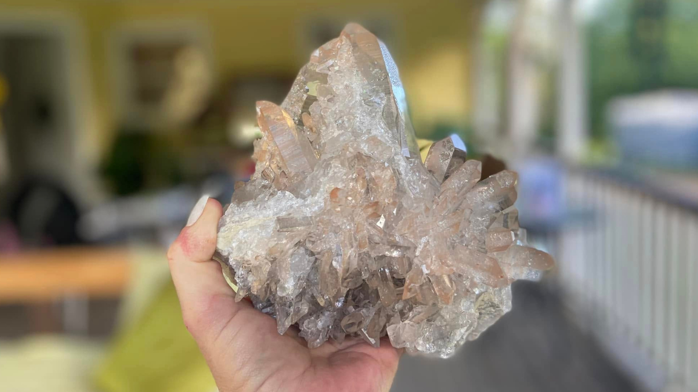 Golden Healer Lemurian Seed Cluster AAA+ Grade