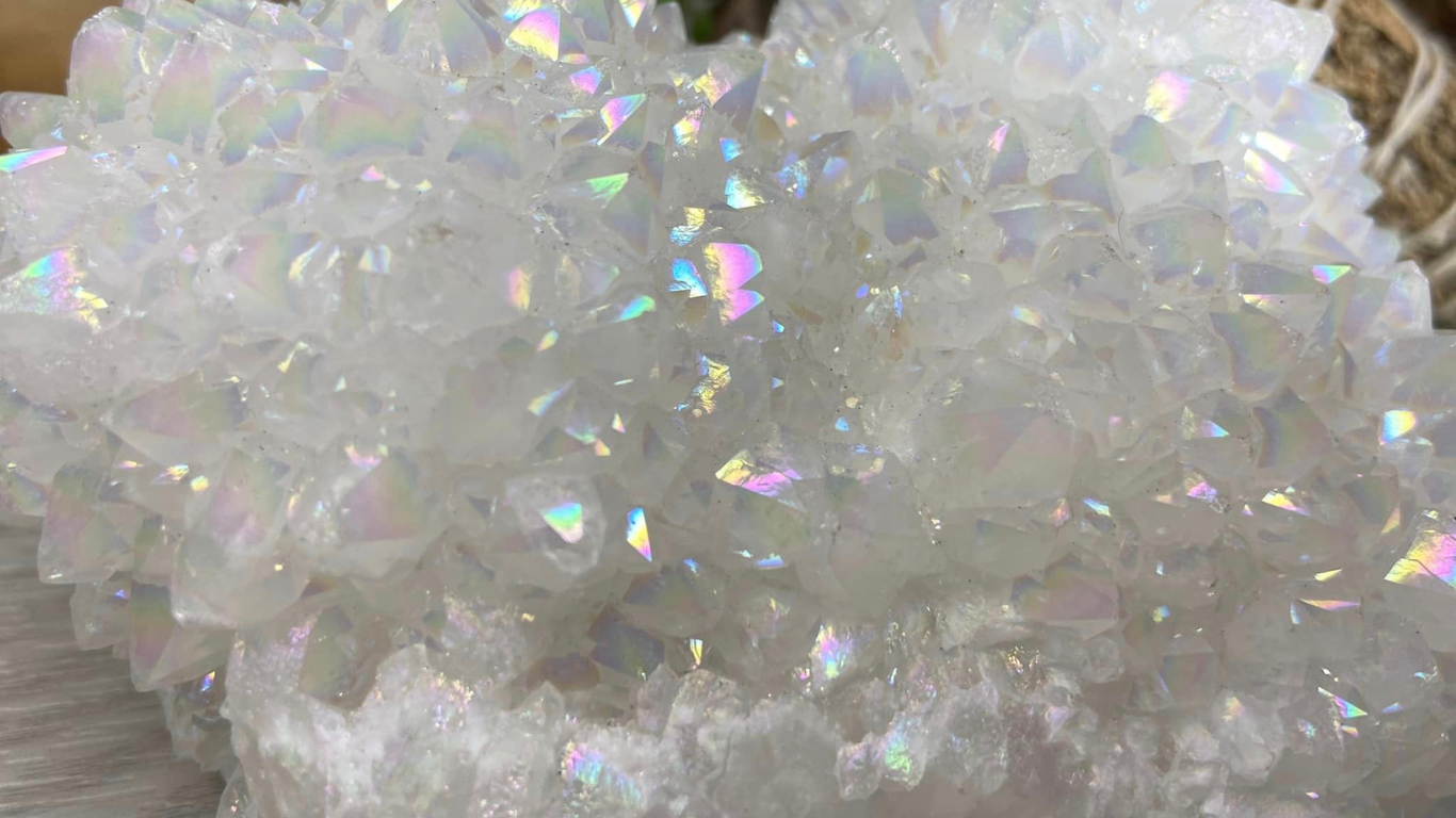 Angel Aura Quartz Cluster