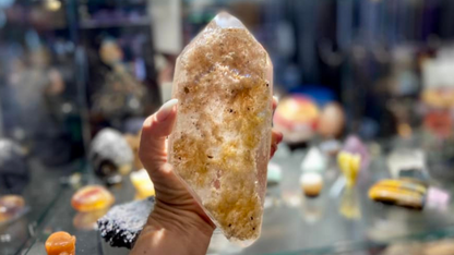Lodolite Inclusion Quartz Double Terminated