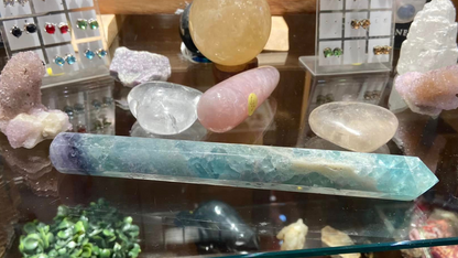 Fluorite Crystal Wand
