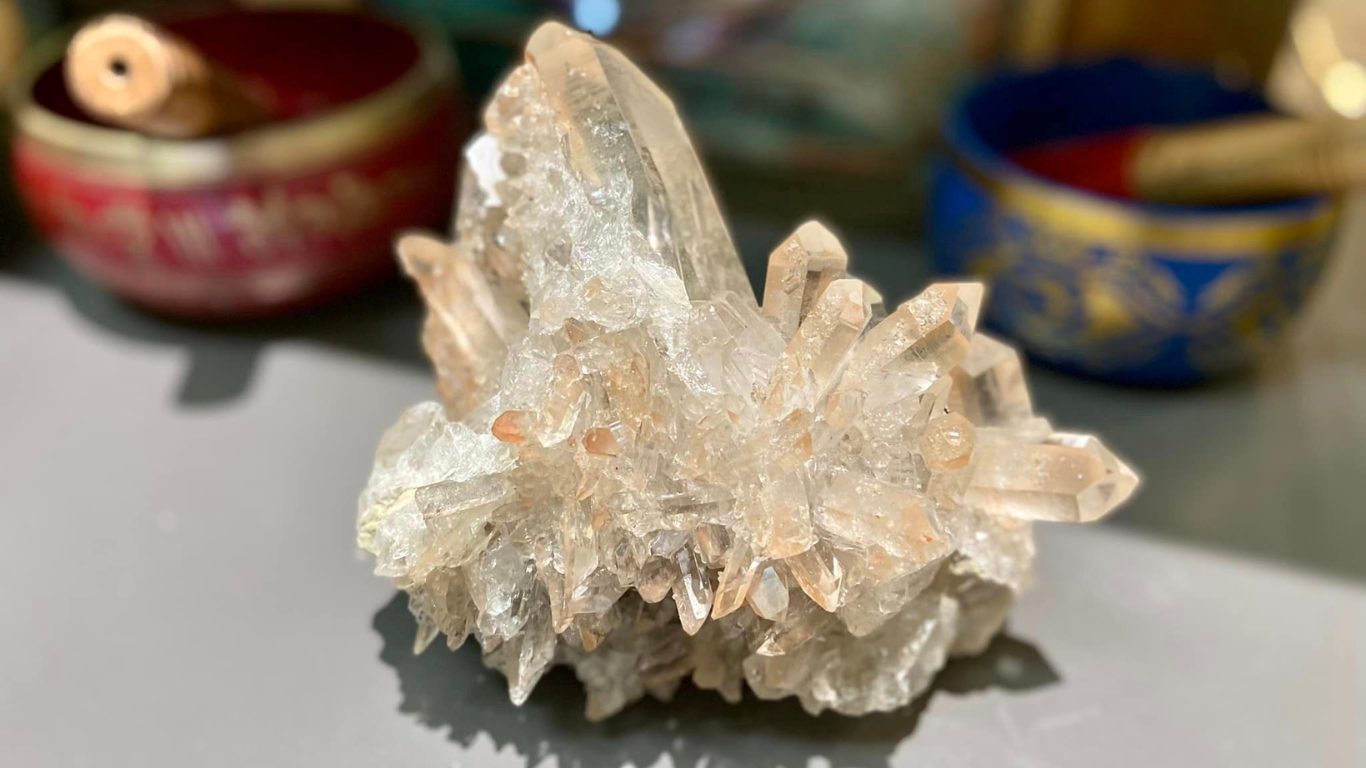 Golden Healer Lemurian Seed Cluster AAA+ Grade