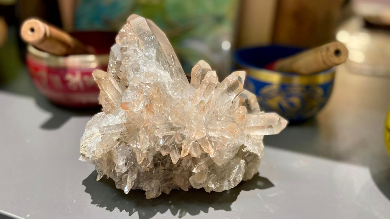 Golden Healer Lemurian Seed Cluster AAA+ Grade