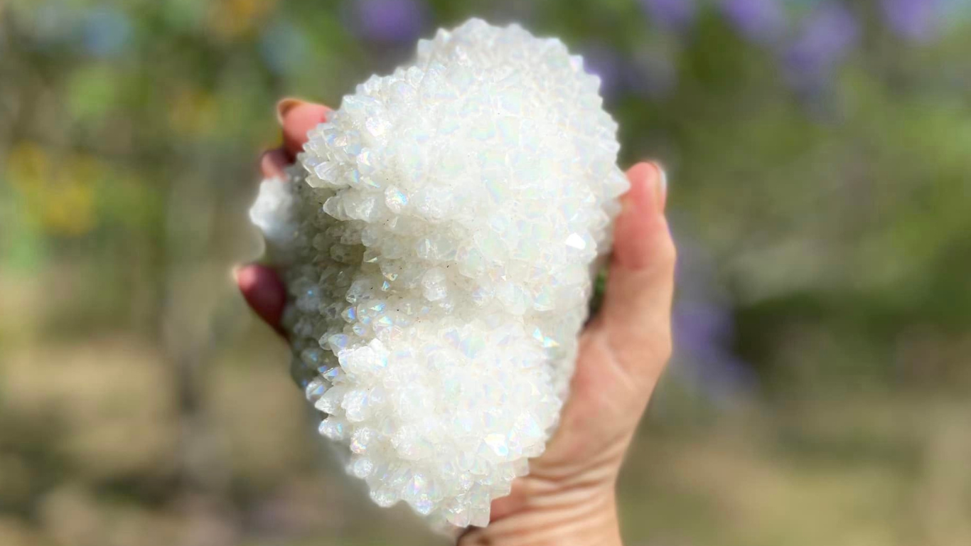 Angel Aura Quartz Cluster